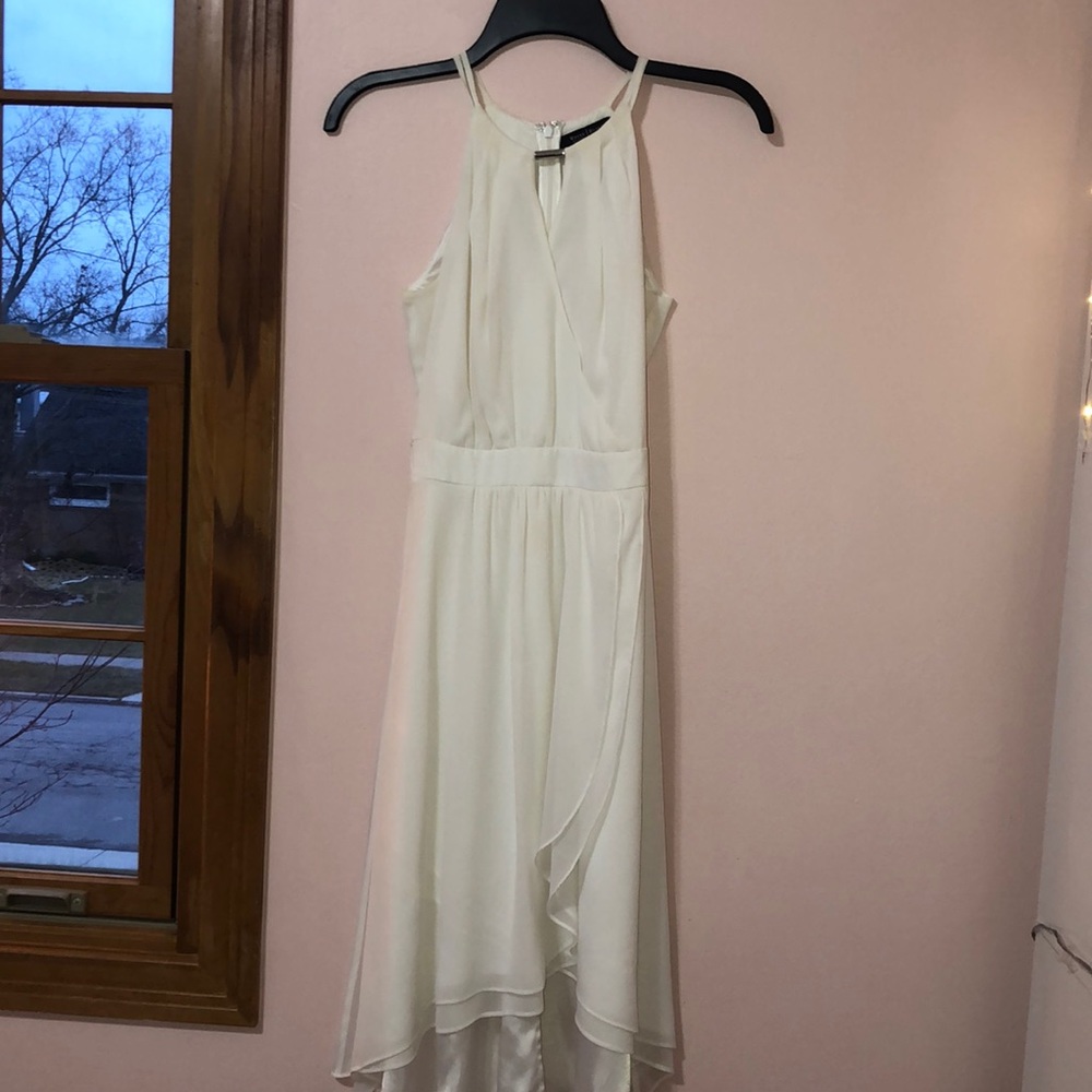 High Low White Dress (White House Black Market)